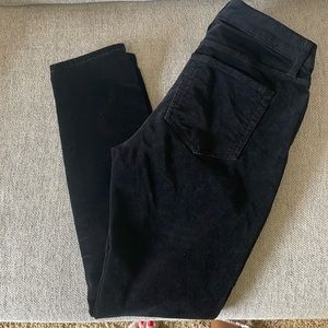 Ann Taylor Loft Black Skinny Velvet Size 27 / 4